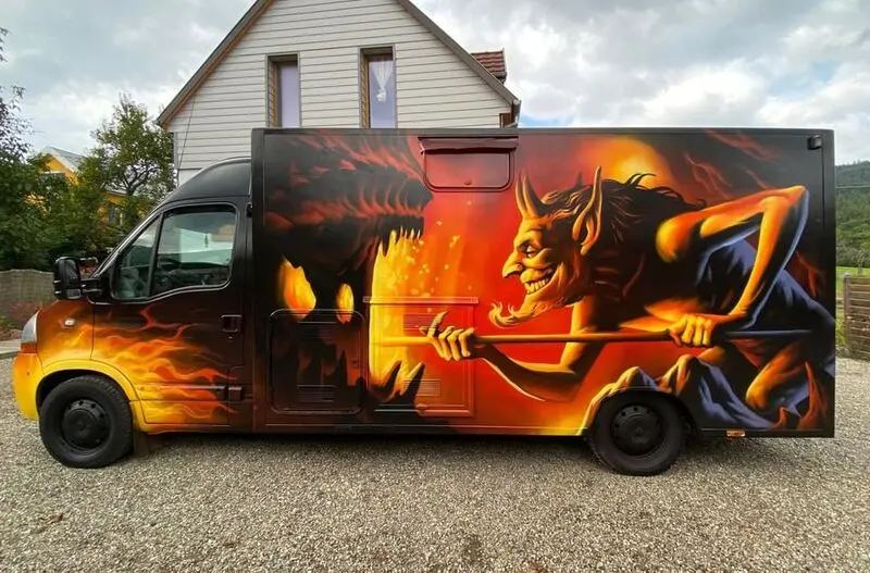 Le camion Pizza King